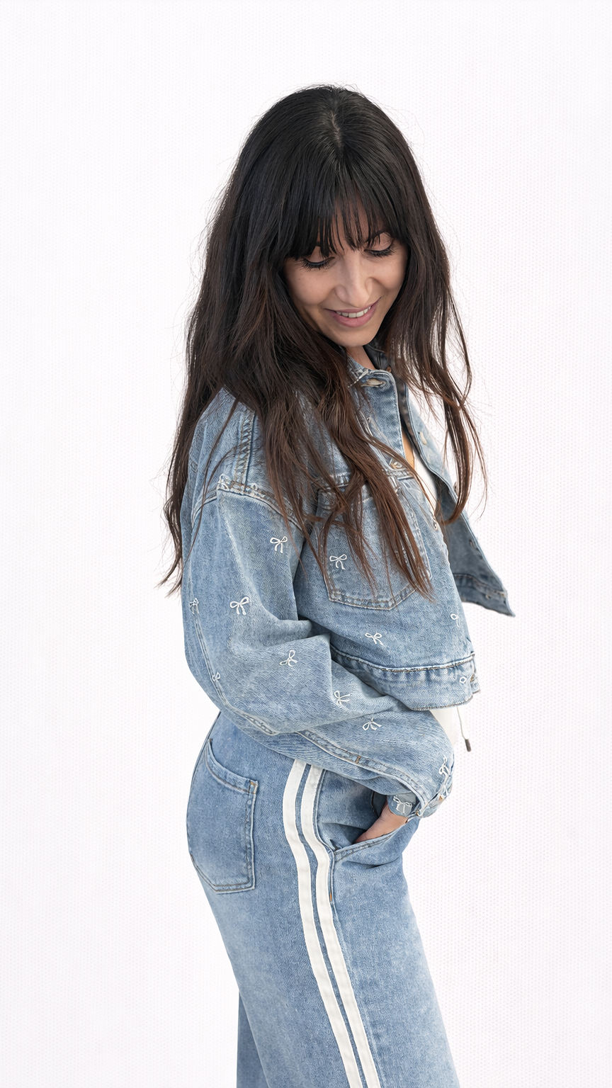 Jean jogging bande sport