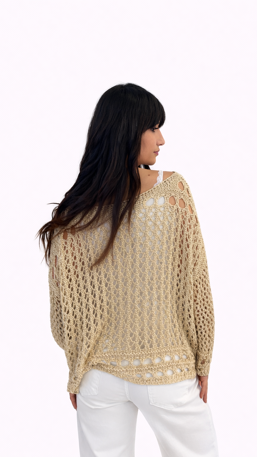 Pull maille crochet