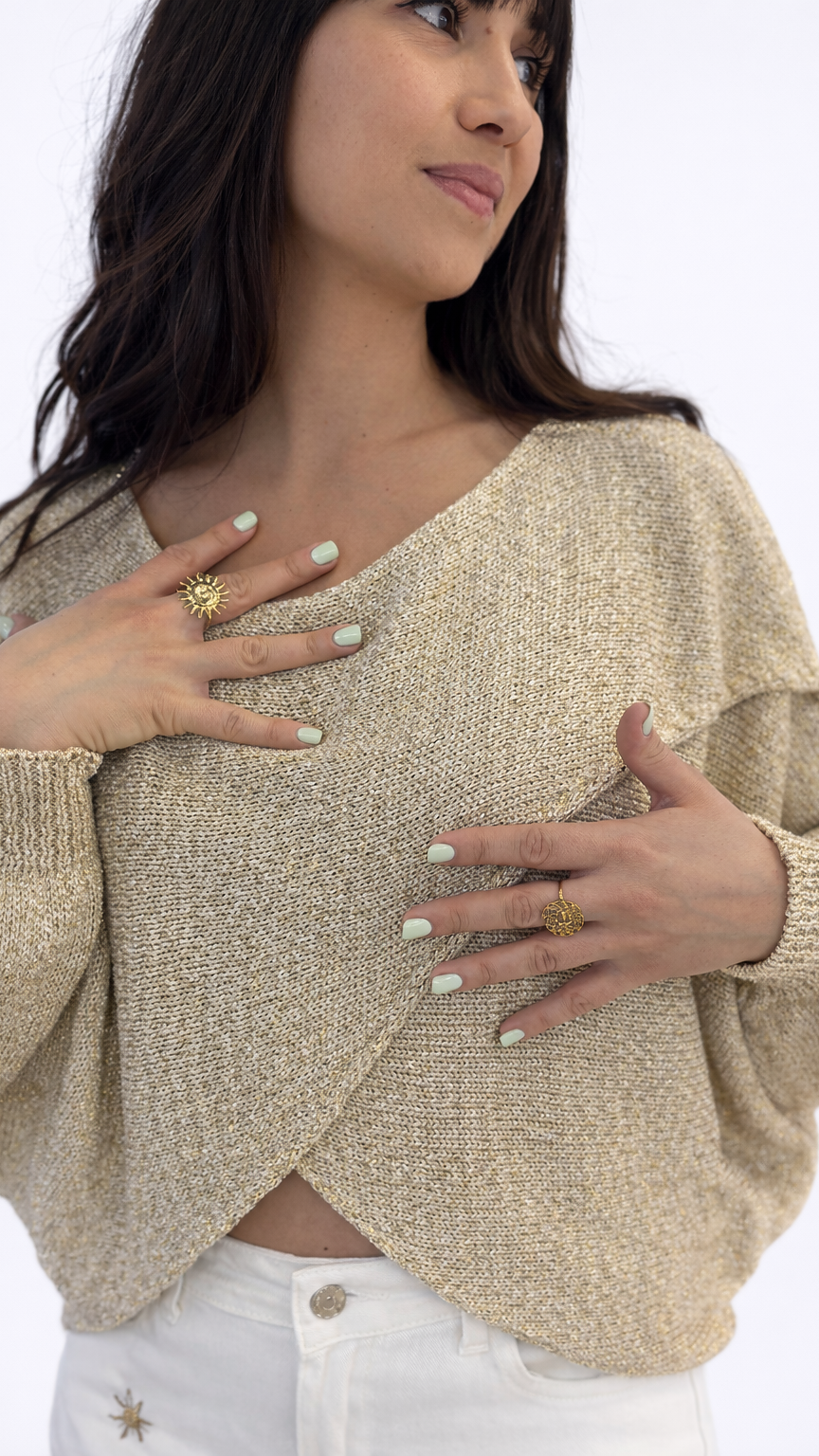 Bague acier inoxydable sun