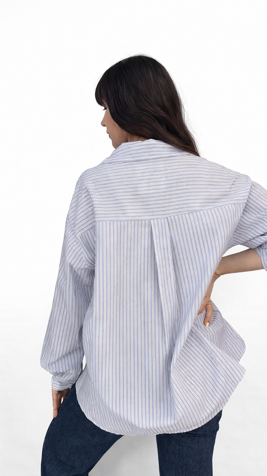 Chemise à rayures basique