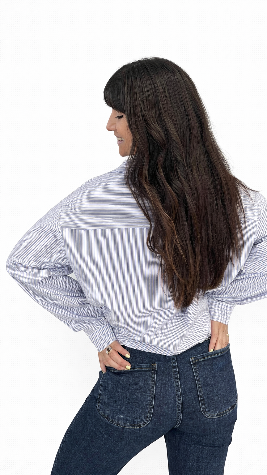 Chemise à rayures basique