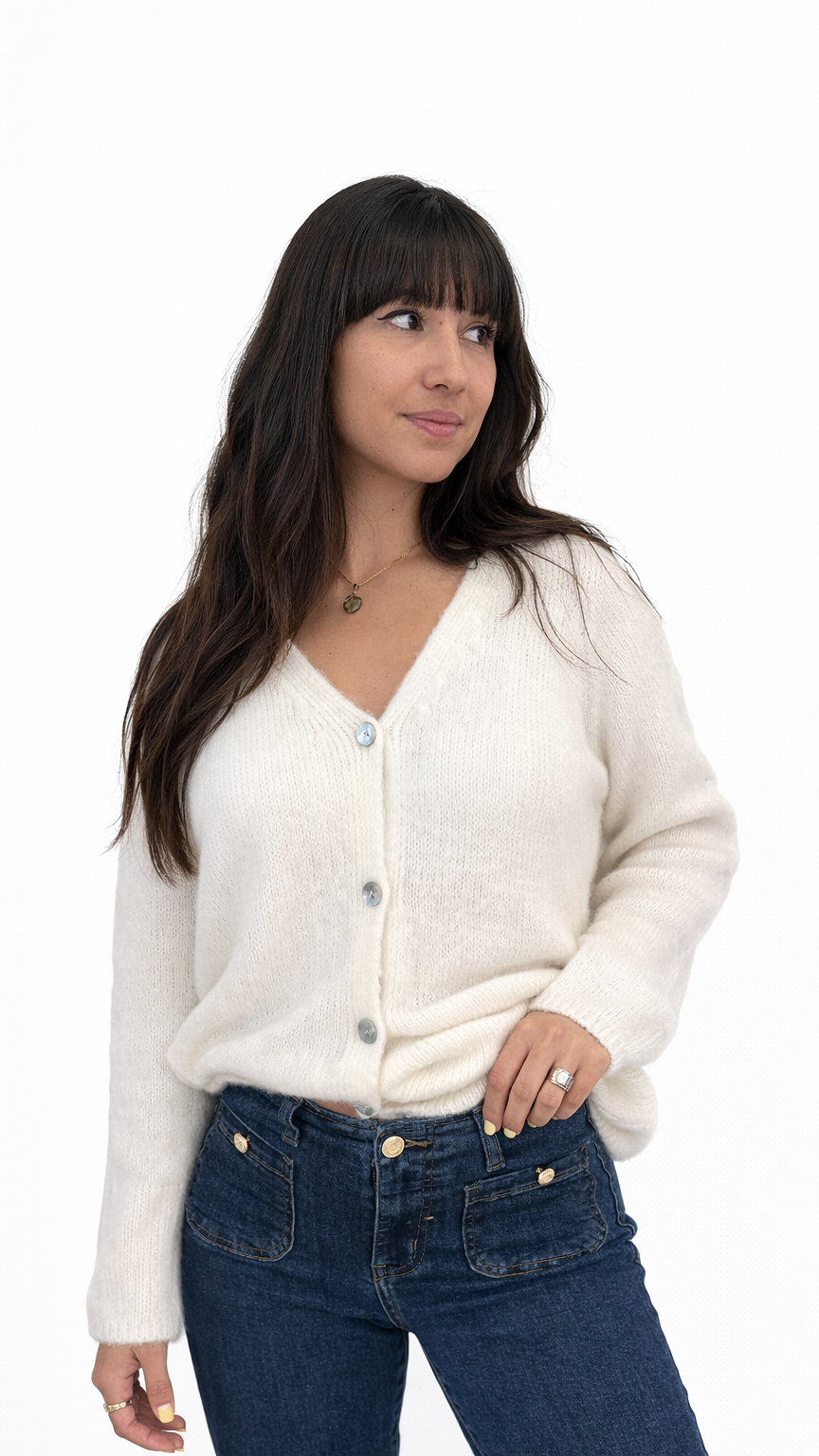 Cardigan douceur pastel