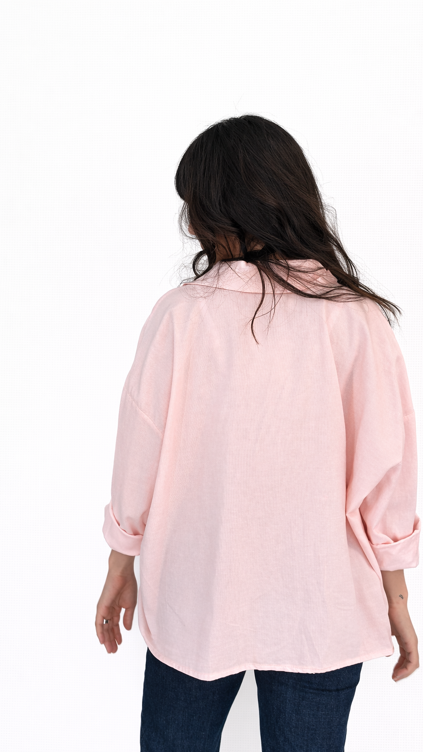 Chemise fine en velours côtelé