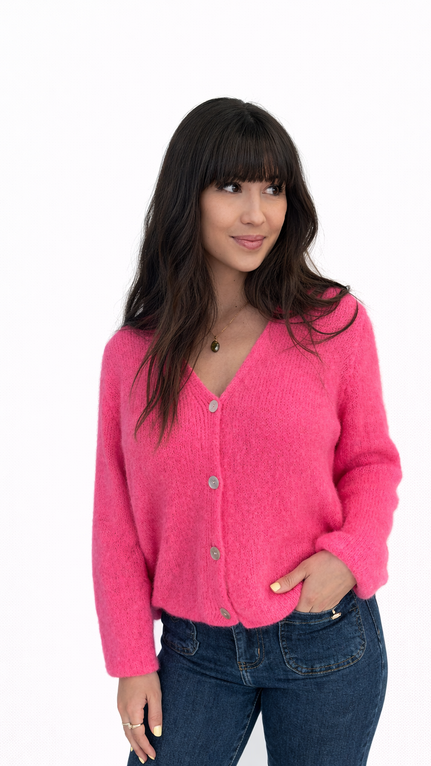 Cardigan douceur pastel