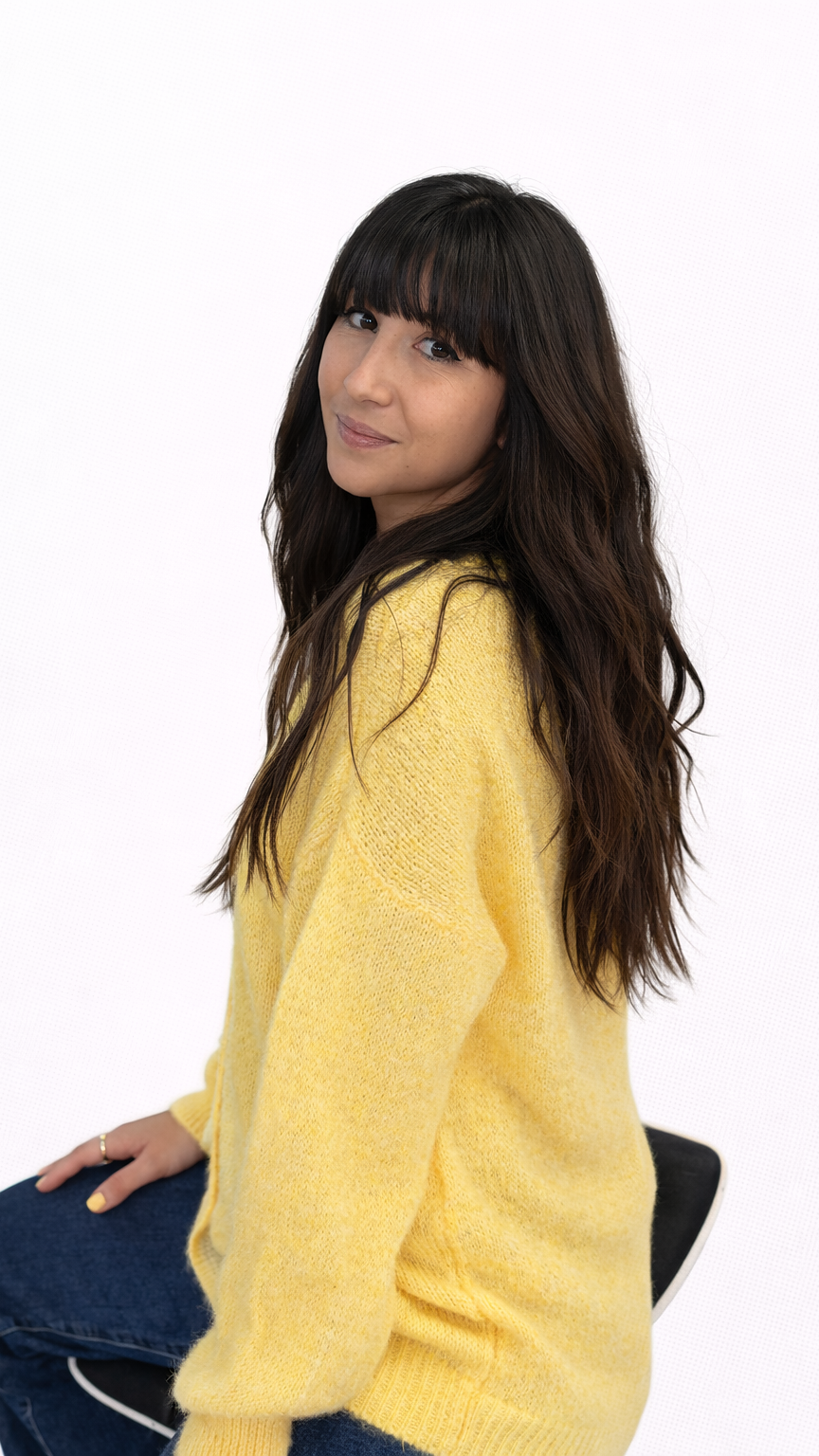 Cardigan long mimosa
