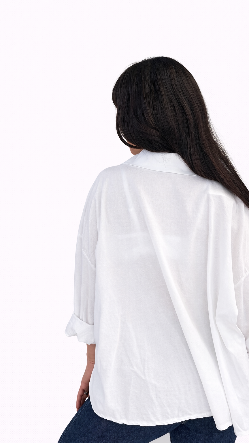 Chemise fine en velours côtelé