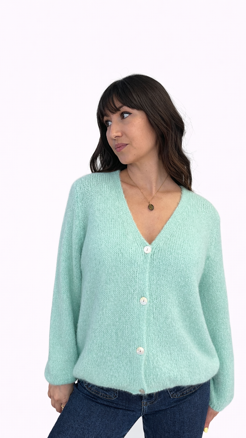 Cardigan douceur pastel