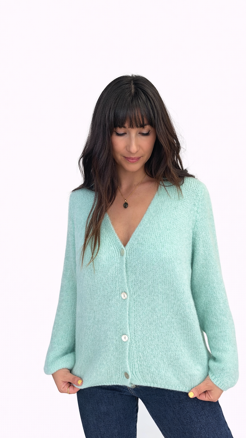 Cardigan douceur pastel