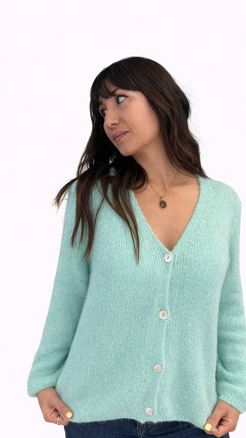 Cardigan douceur pastel