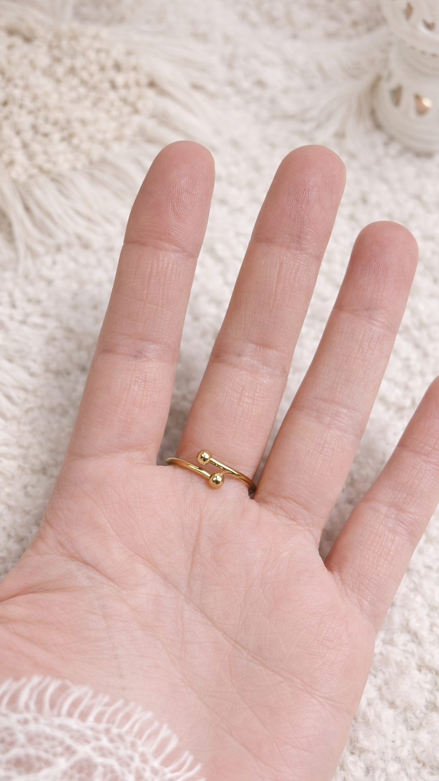 Bague acier inoxydable circle