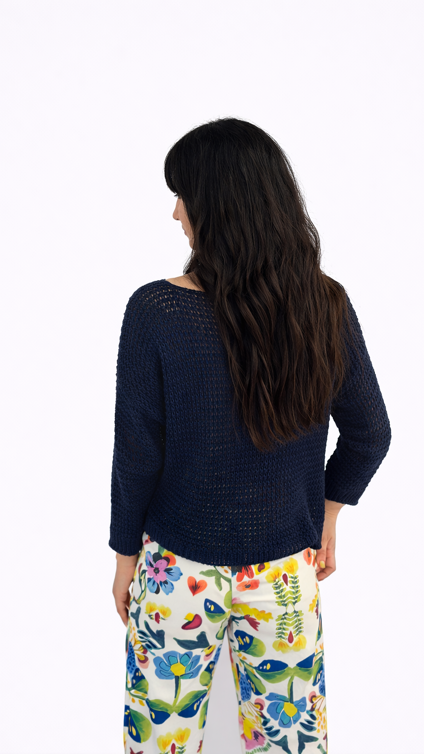 Pull maille coloré