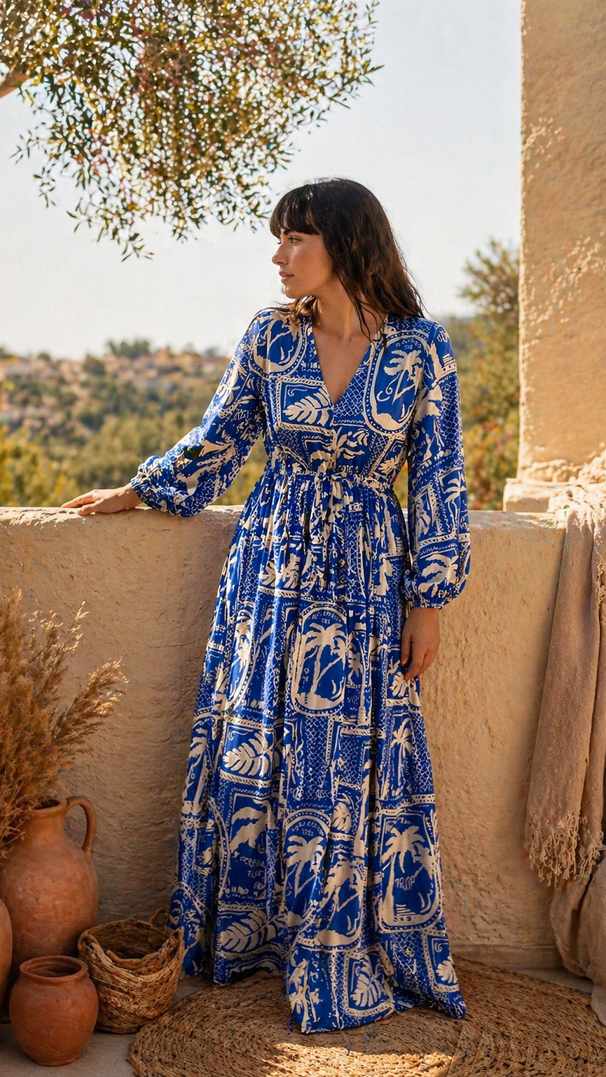 Robe longue imprimé JDY