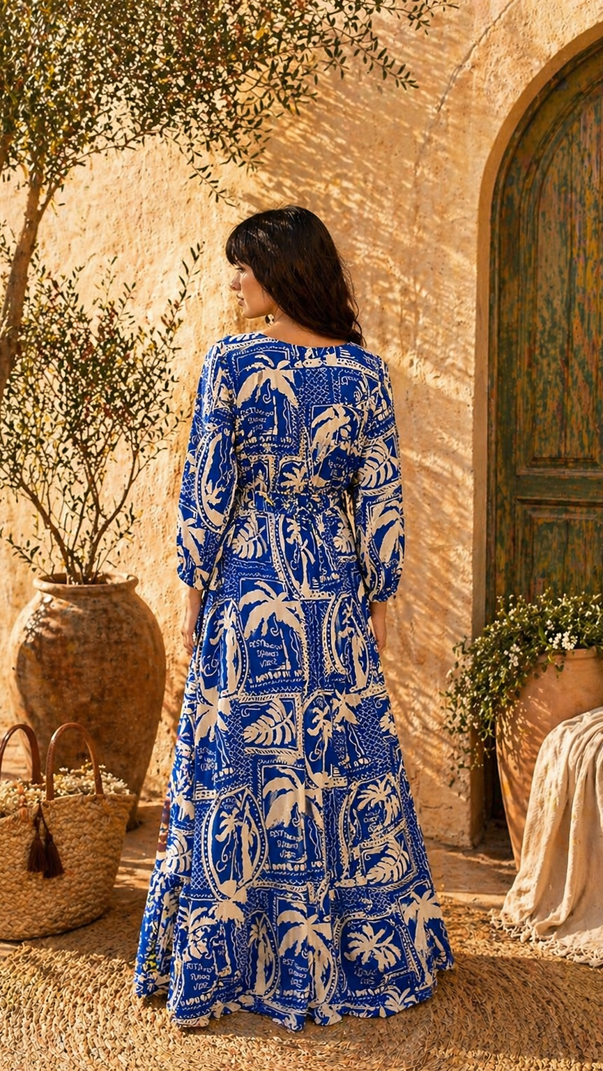 Robe longue imprimé JDY