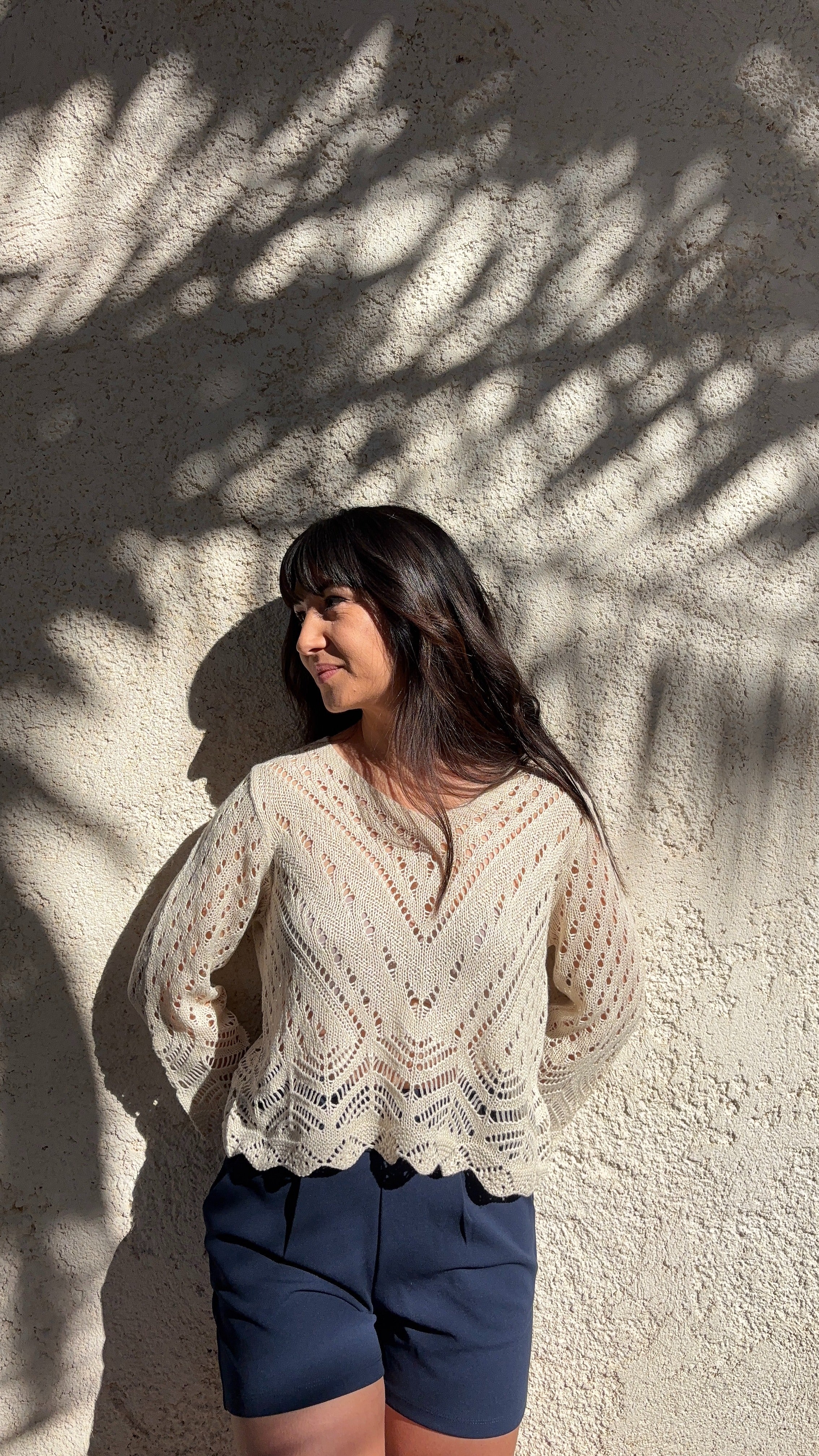 Pull maille crochet JDY