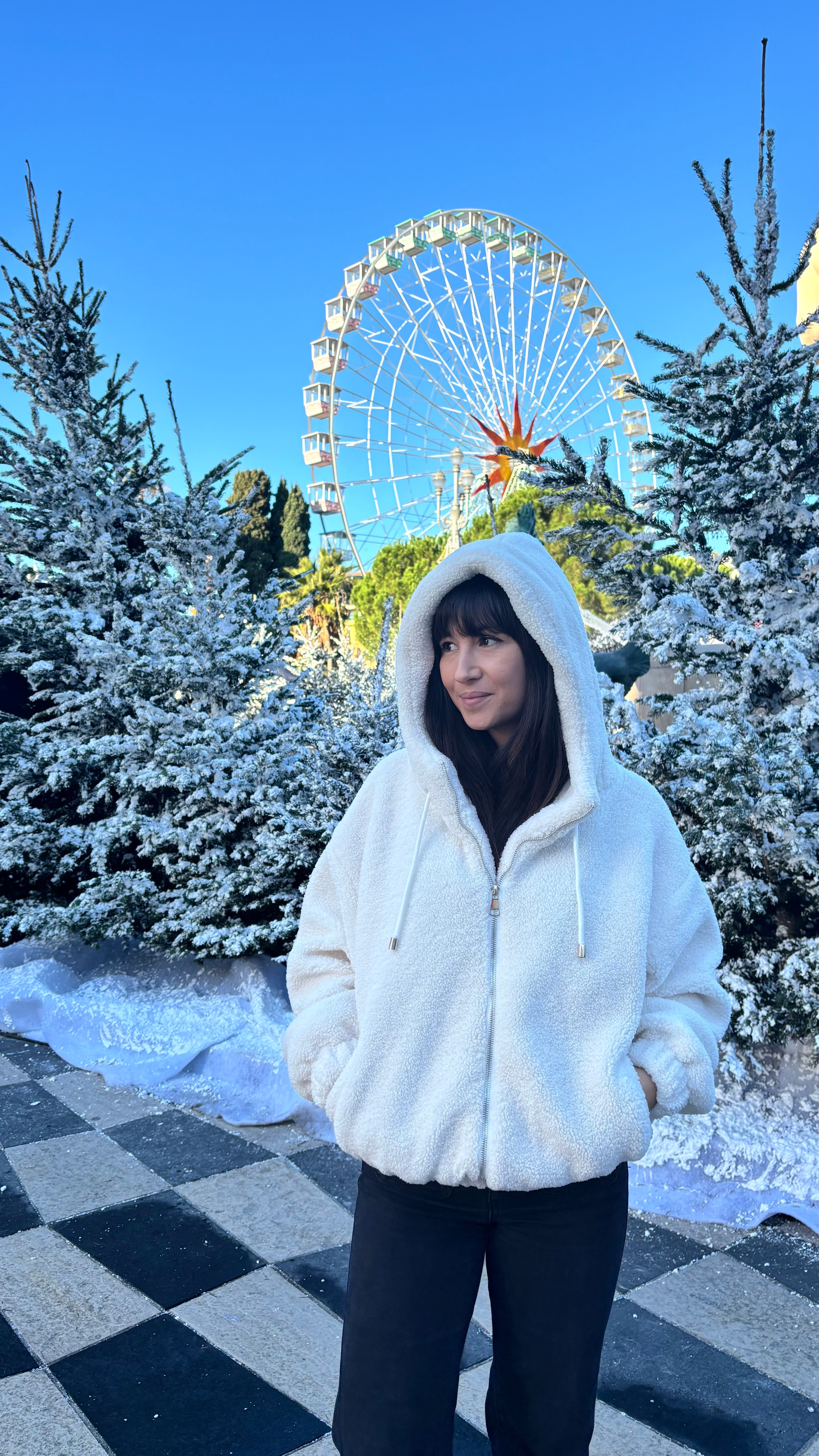 Veste mouton synthétique teddy bear