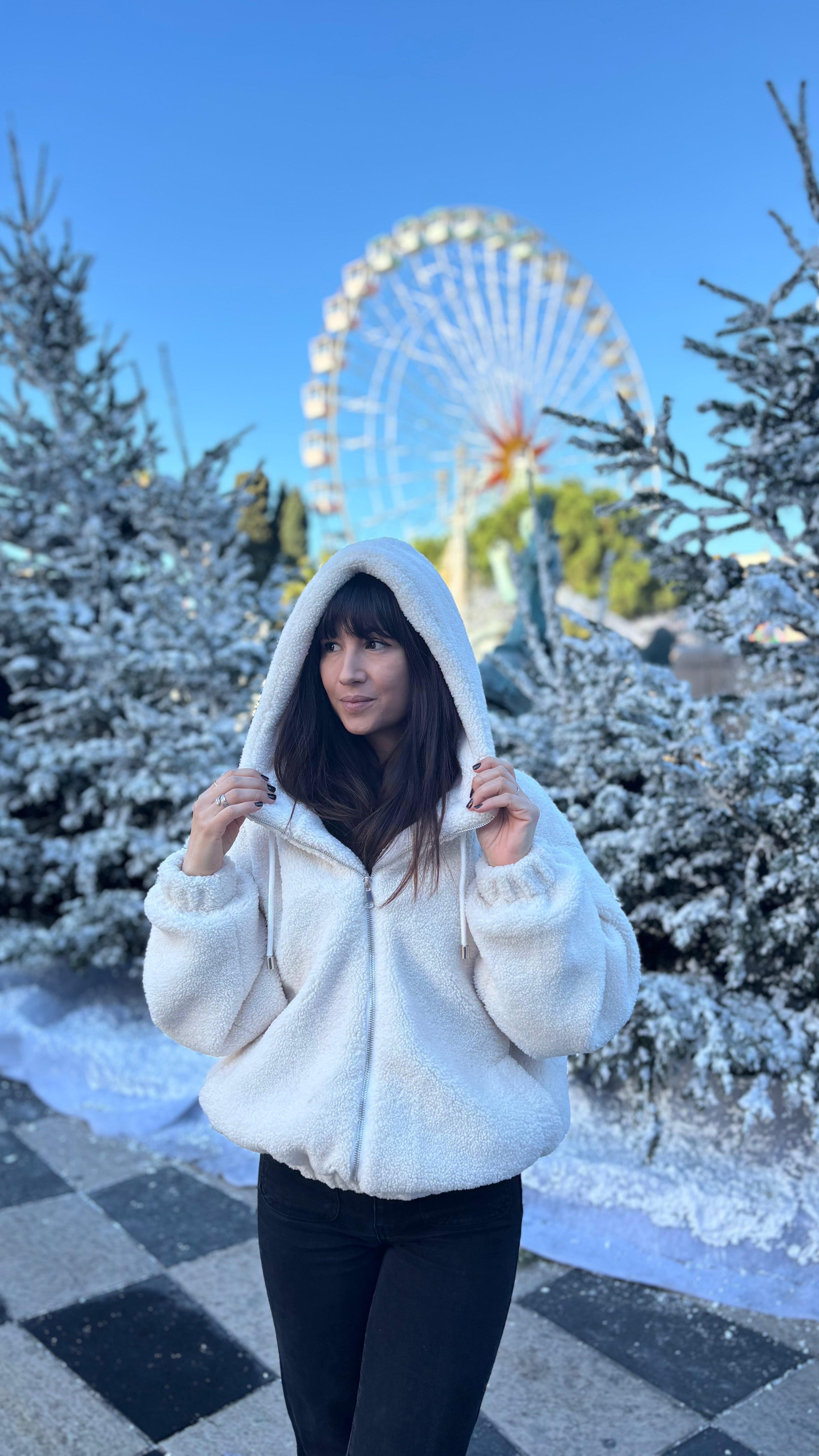 Veste mouton synthétique teddy bear