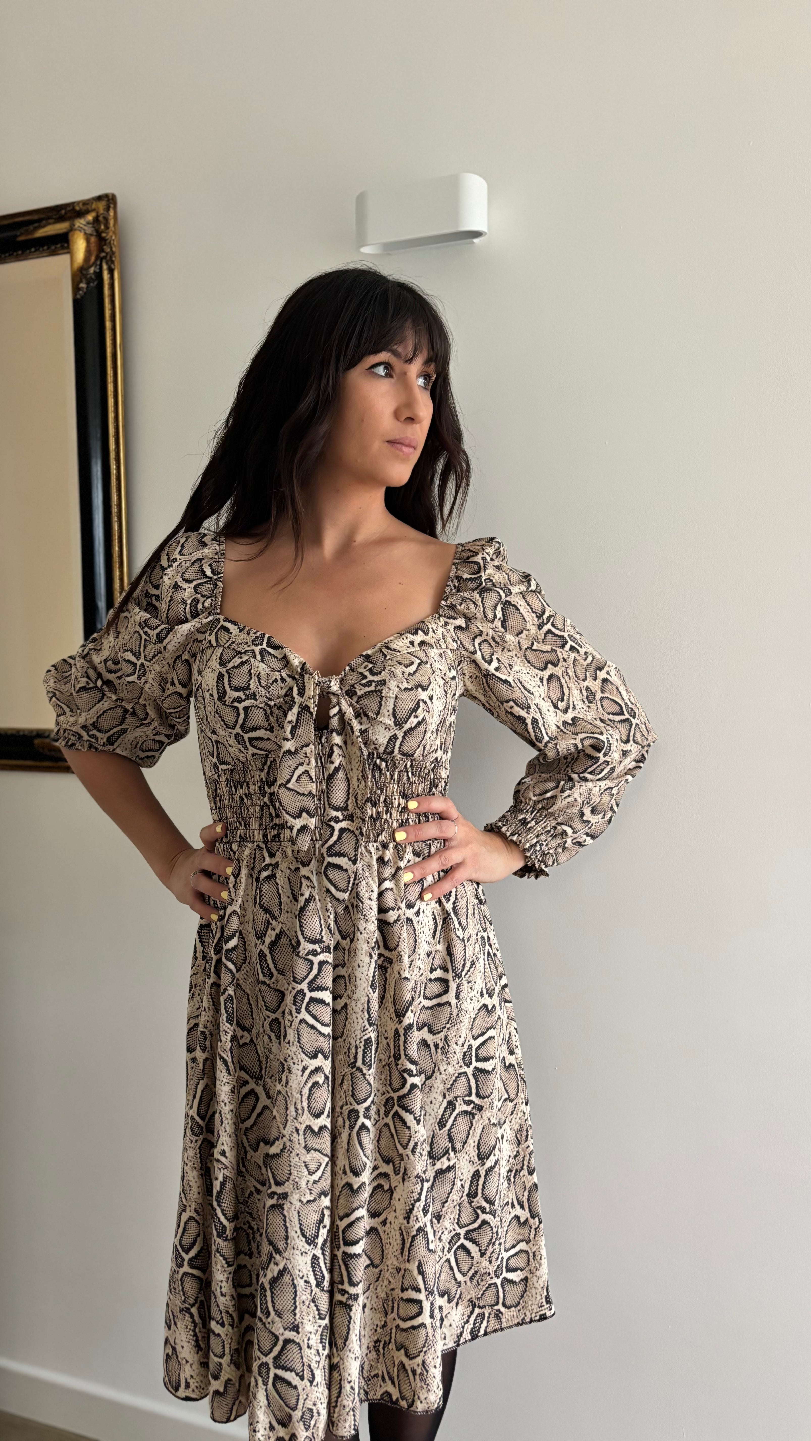 Robe imprimé python