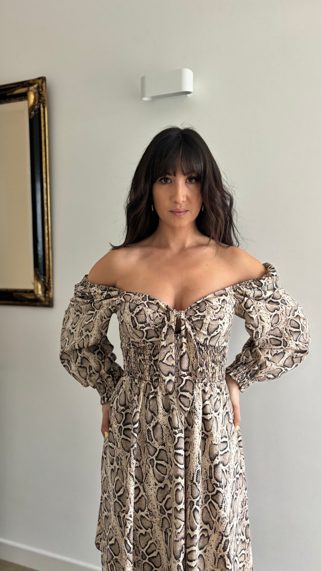 Robe imprimé python