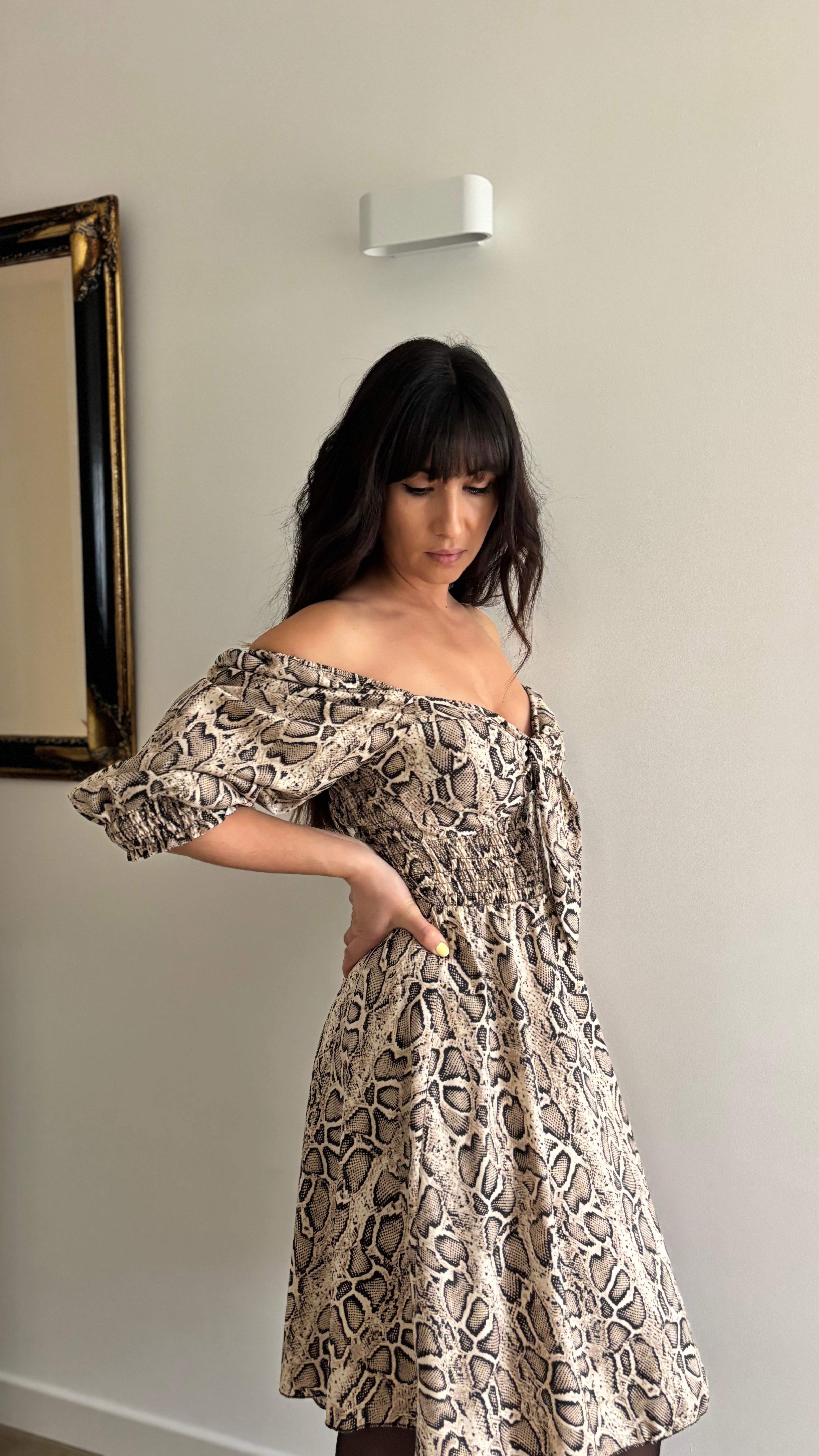 Robe imprimé python