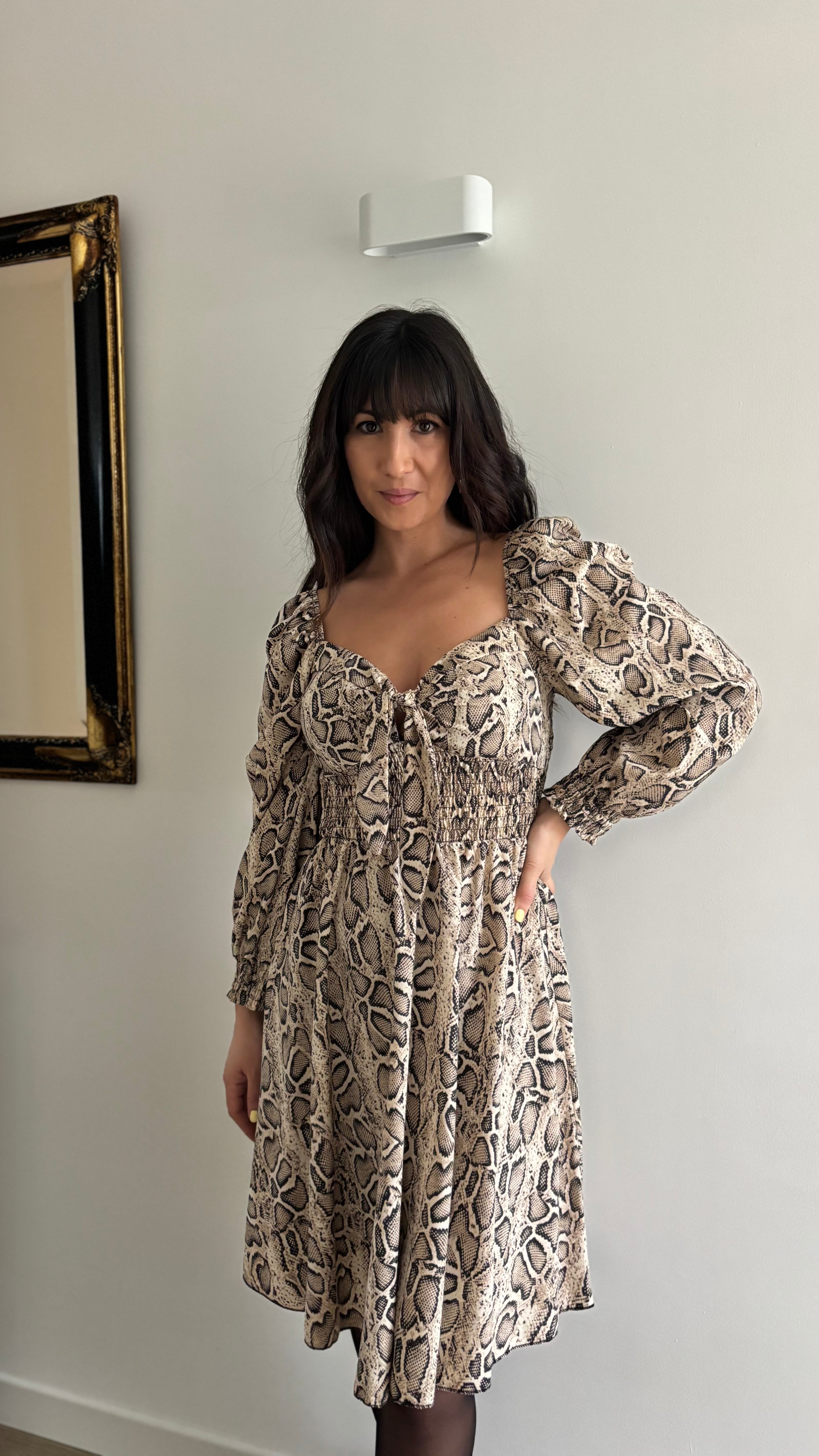 Robe imprimé python