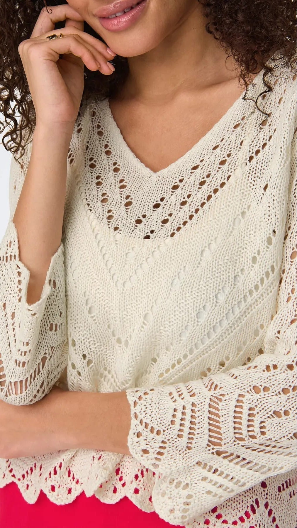 Pull maille crochet JDY