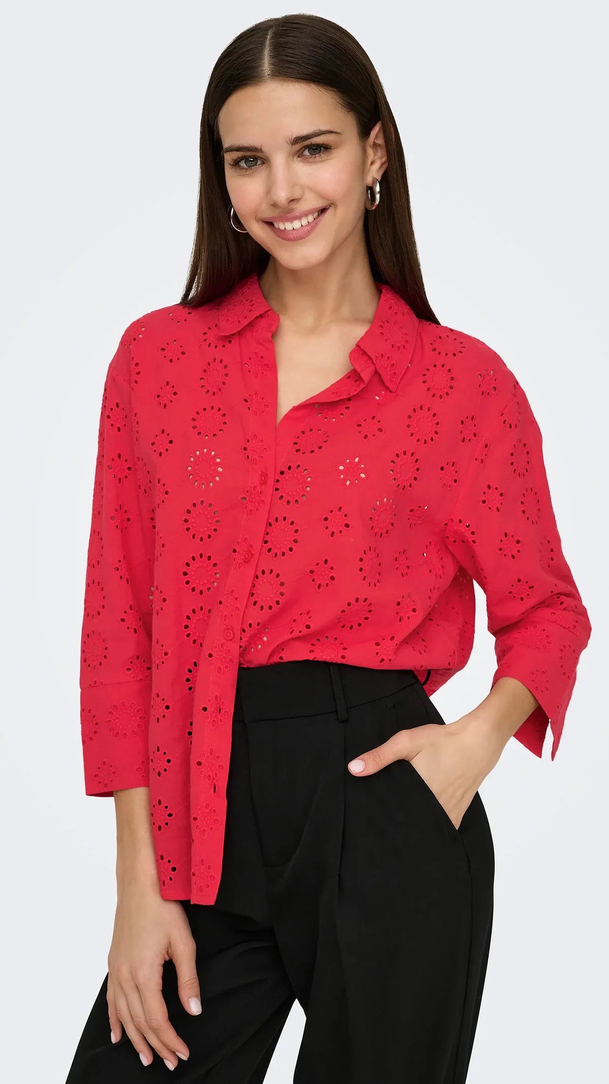 Chemise dentelle broderie anglaise JDY Tallie