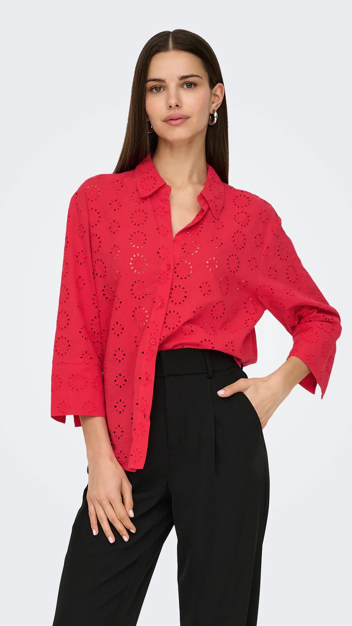 Chemise dentelle broderie anglaise JDY Tallie